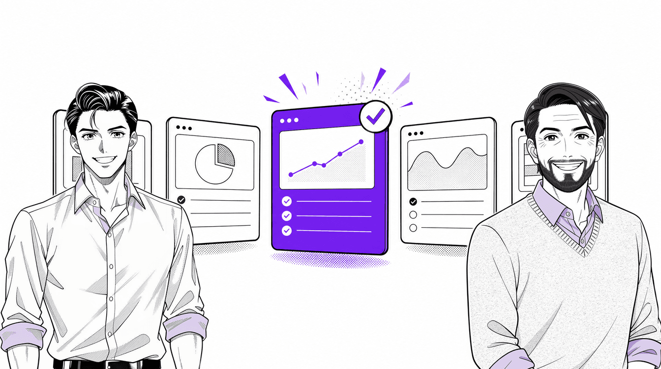 Two people leaders comparing OKR and performance platforms