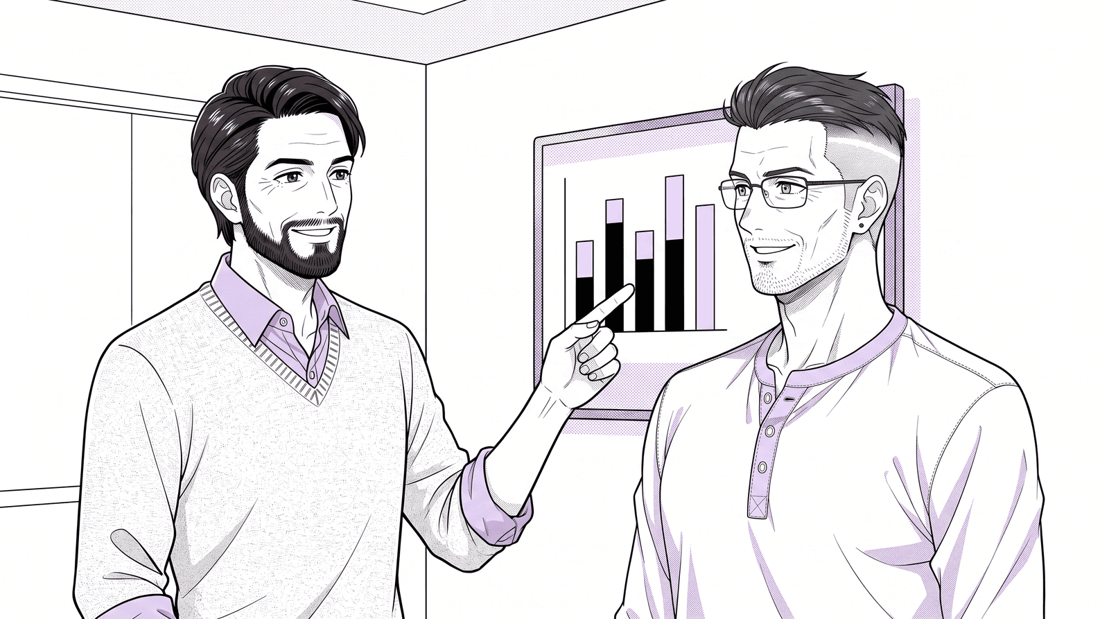 A Sageo team calibrating a rating distribution