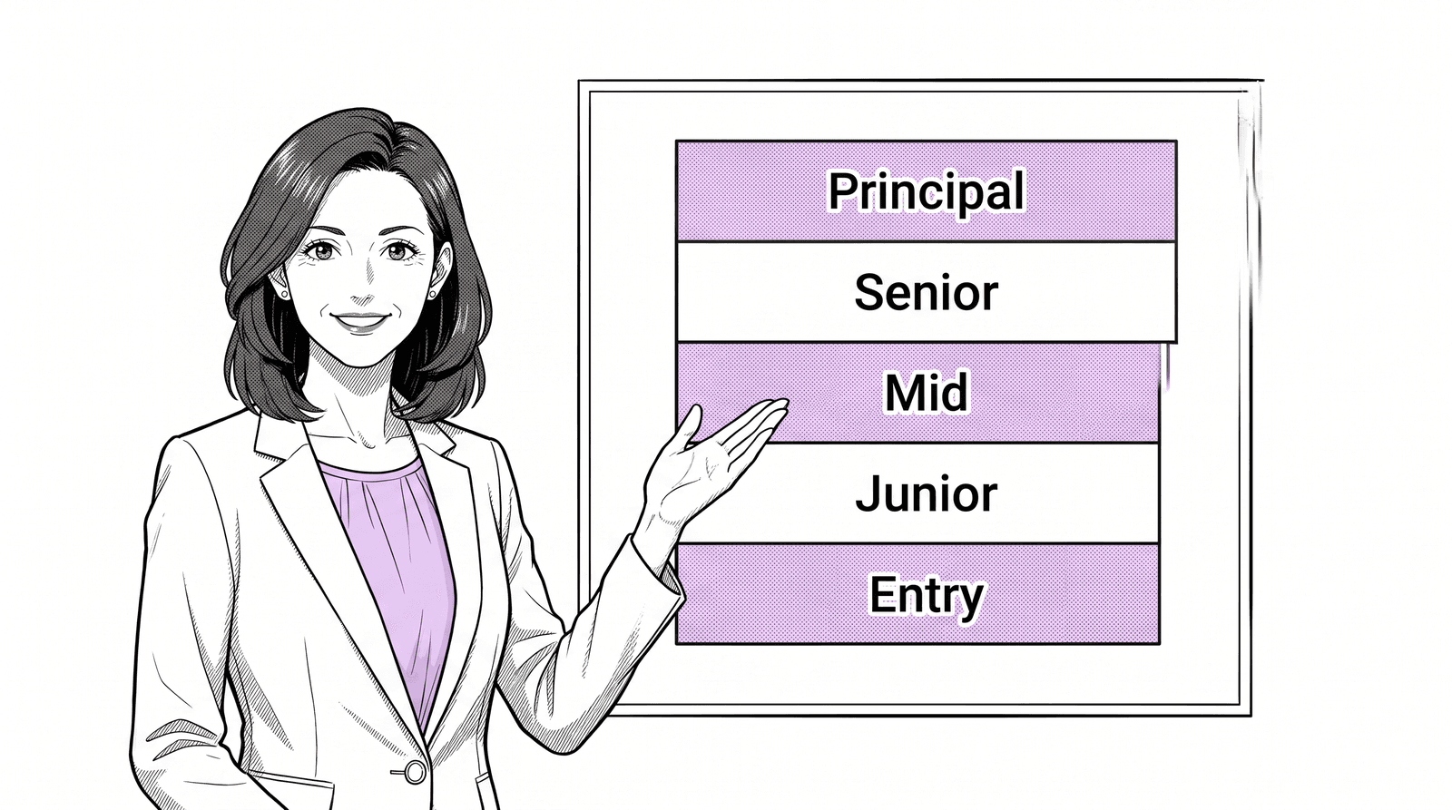 A Sageo leader presenting a generated competency framework